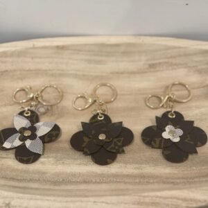 Layered Fleur Keychain
