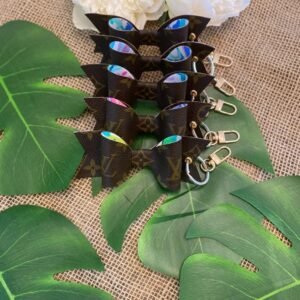 Mono / Lilly Pulitzer Bow Keychain / Bag Charm