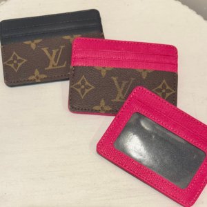 card holder with id window