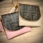 Fendi Snap Card Holder with Tassel