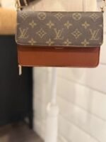 Brown Monogram Crossbody Wallet - Image 2