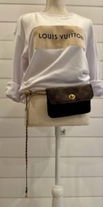 Large LV Adjustable Chain Belt Bag