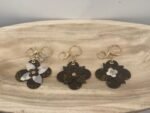 Layered Fleur Keychain