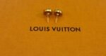 L V Rivet Stud Earrings - Image 2
