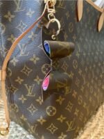 Mono / Lilly Pulitzer Bow Keychain / Bag Charm - Image 2