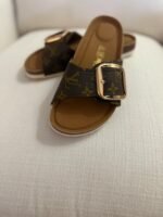 Mono Big Buckle Sandals - Image 3