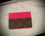 Neon Pink Card Holder