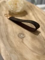 monogram wristlet strap