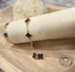 fleur adjustable bracelet (earrings sold separately)