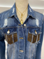 monogram denim jacket