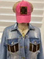 monogram denim jacket