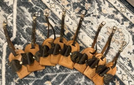 bow luggage tag charms