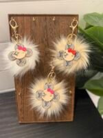 L V  Denim Vivienne Puff Charms - Image 3