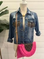 Raffia Crossbody / Wristlet / Clutch - Image 7