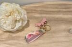 GG Blooms Keychain / Rhinestone Hardware - Image 3