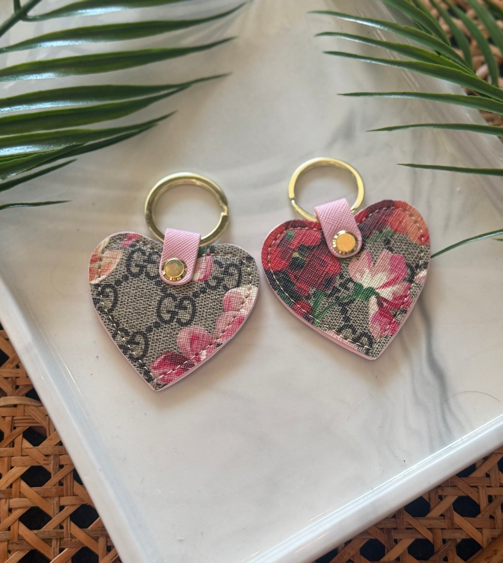 img_8492 GG Blooms Heart Keychain / Charm - Image 1